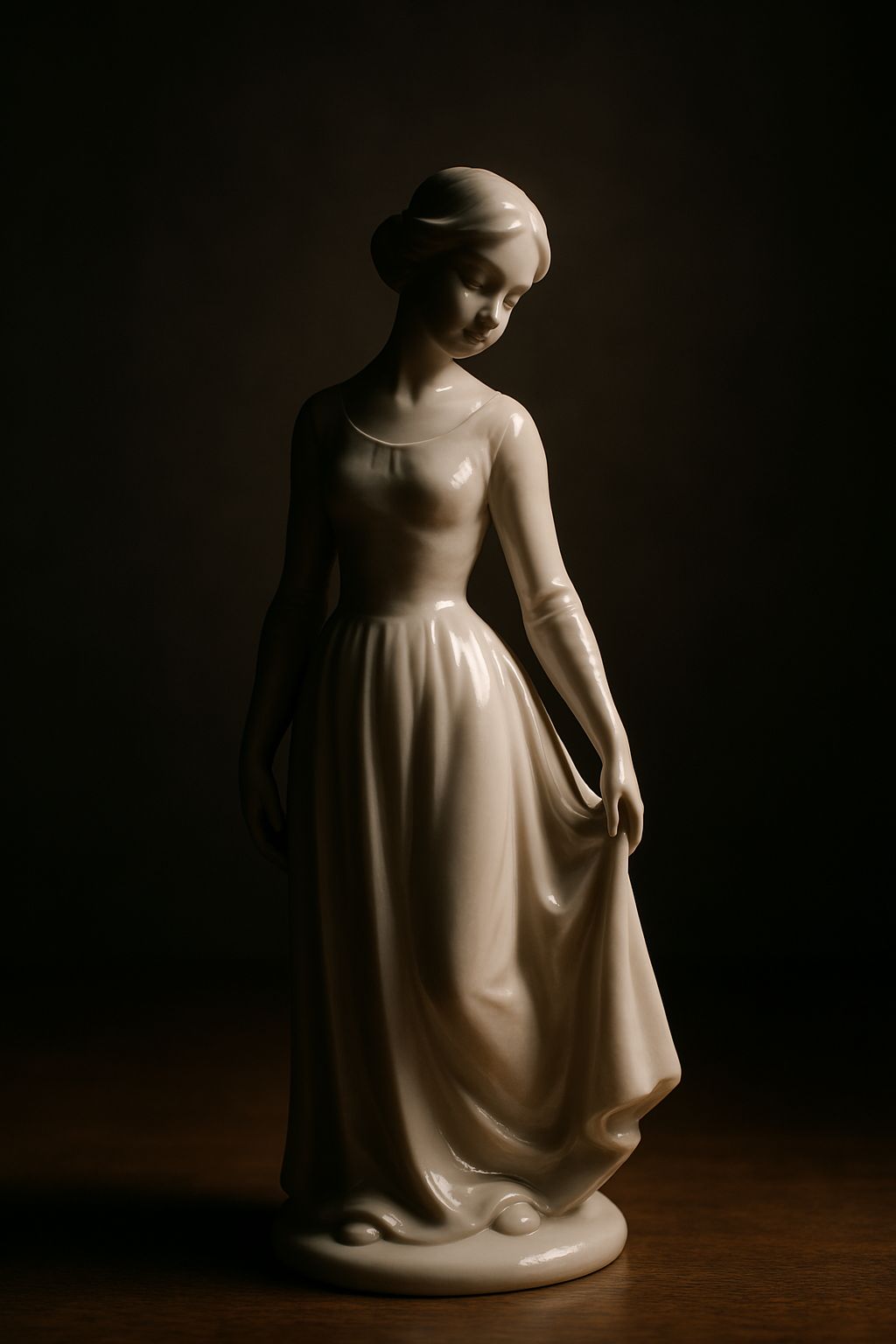 Quiero admirarte, escultura de porcelana…